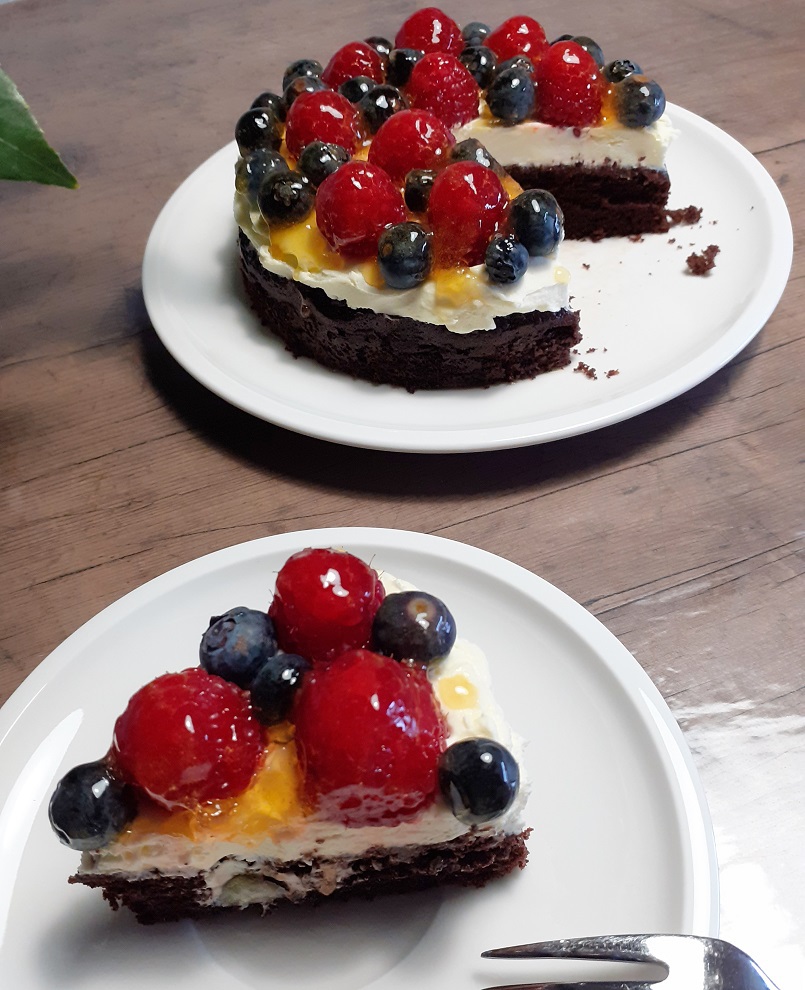 Schokoladen Beerentörtchen