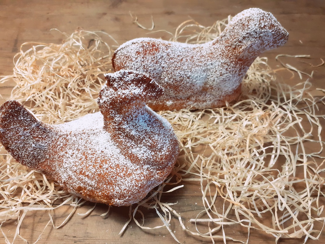 Osterlamm und Osterhenne